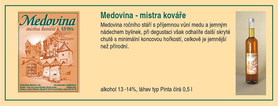 Medovina mistra kováře - detail
