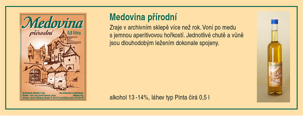 Medovina přírodní - detail
