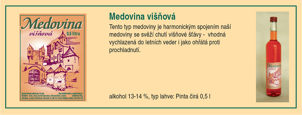 Medovina višňová - detail
