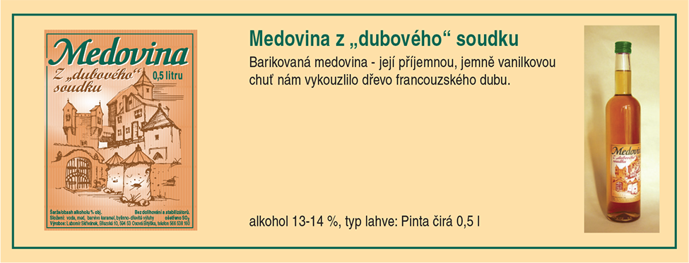 Medovina z dubového soudku - detail